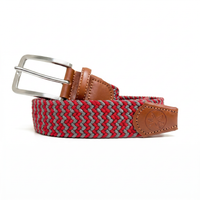 The OSU Gells Stretch Braided Belt; Helmet Leaf
