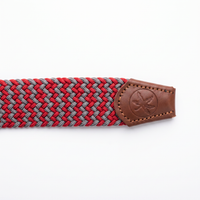 The OSU Gells Stretch Braided Belt; Helmet Leaf