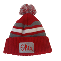 Ohio State Hat Pom Hat