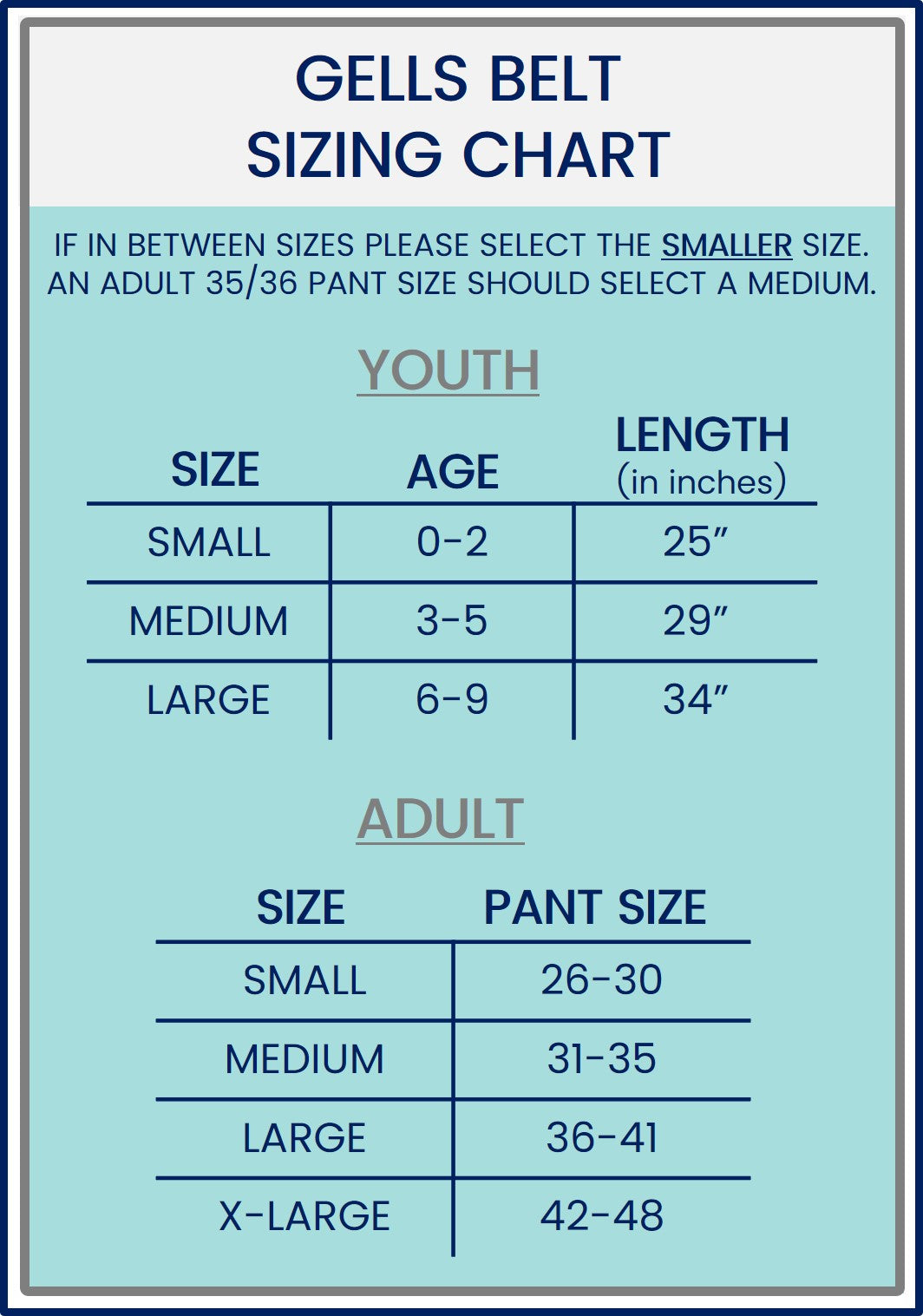 How to select a belt clearance size